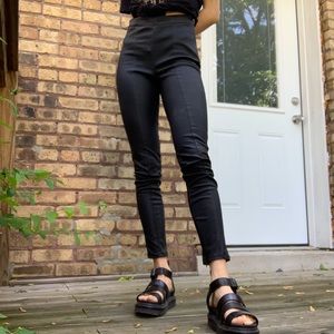 Express High Waisted Faux Leather Pants